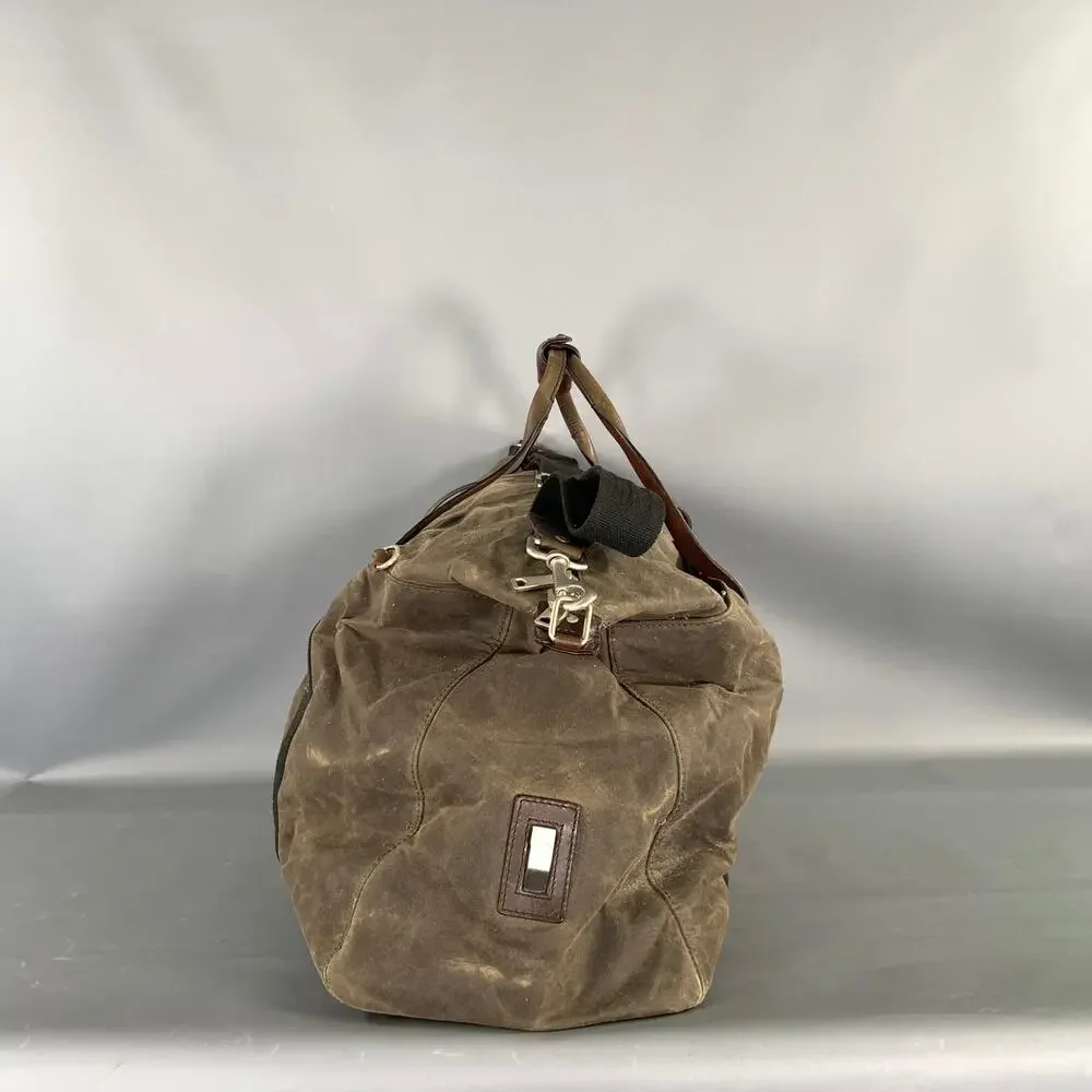 JACK SPADE Brown Black Mixed Fabrics Satchel Bags